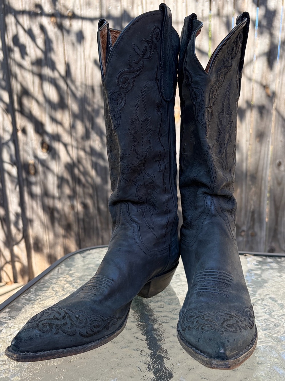 Vintage 80’s Larry Mahan Women’s Cowboy Boots Sz 7.5